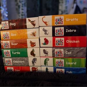 Eric Carle: Animals / Children’s Mini Board Book Set (12 mini books)